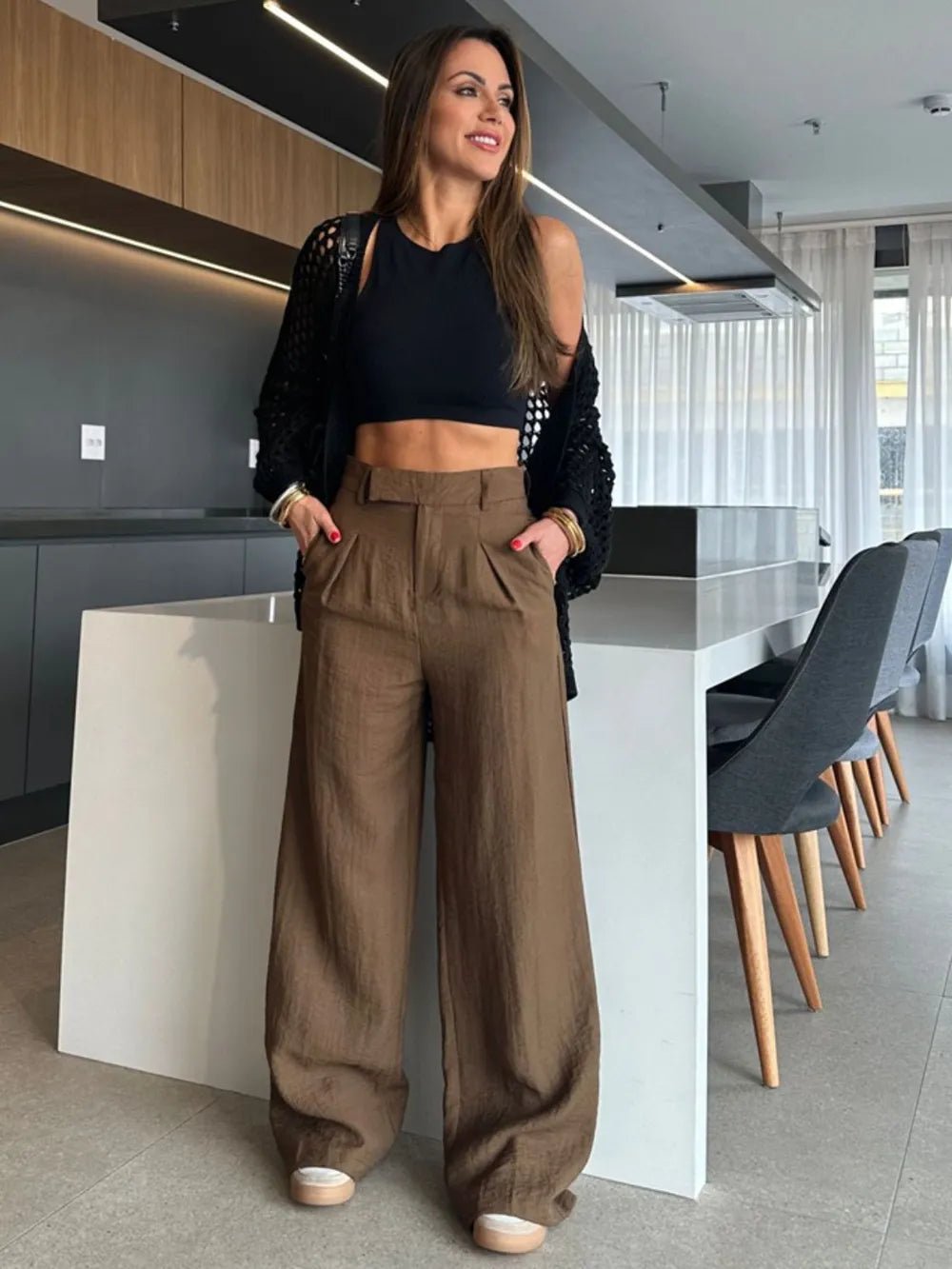 Hollow Out Open Front Cover - Up - MAD RUFFI