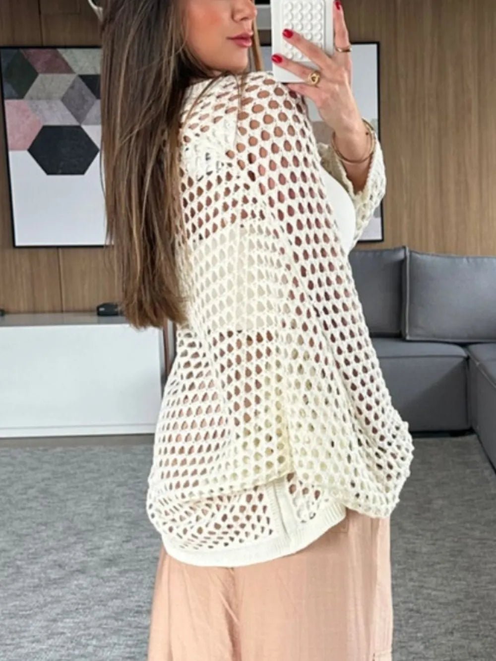 Hollow Out Open Front Cover - Up - MAD RUFFI