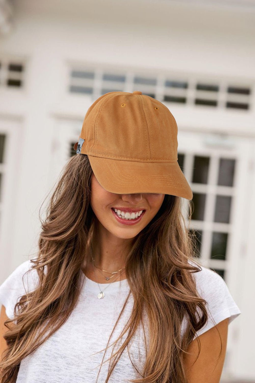 Honey Gold Cotton Baseball Cap - MAD RUFFI