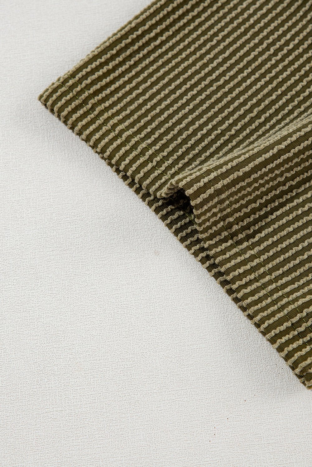 Iceland Blue Ribbed Textured Loose Fit Tee & Shorts Set - MAD RUFFI