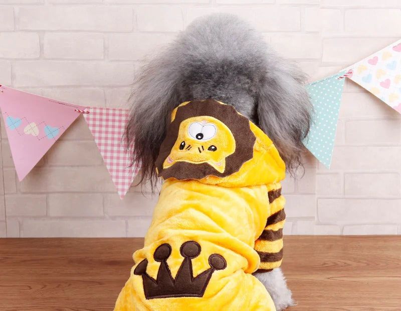 Costume de chien pour l'automne