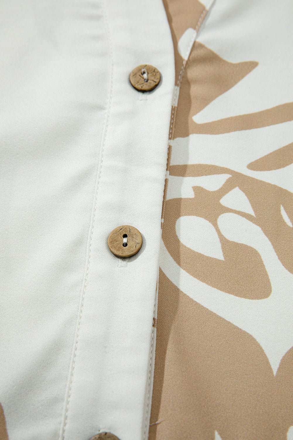 Khaki Abstract Print Ruffle Sleeve Tiered A - line Plus Size Long Dress - MAD RUFFI