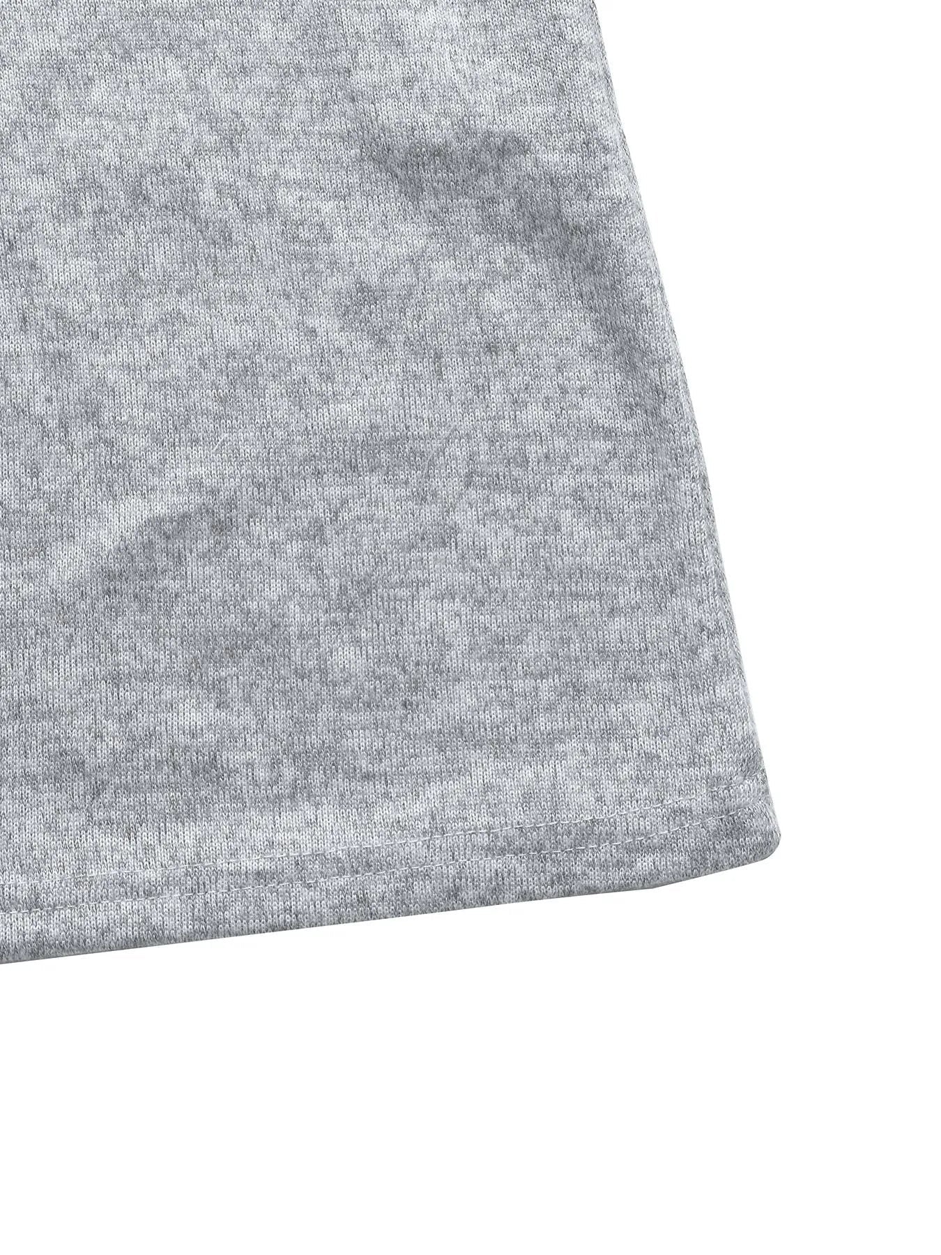 Lace Detail V - Neck Maxi Dress with Side Slit - MAD RUFFI