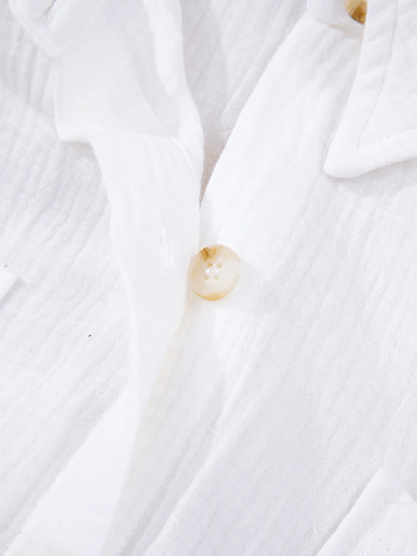 Lace Sleeve Button Down Shirt - MAD RUFFI