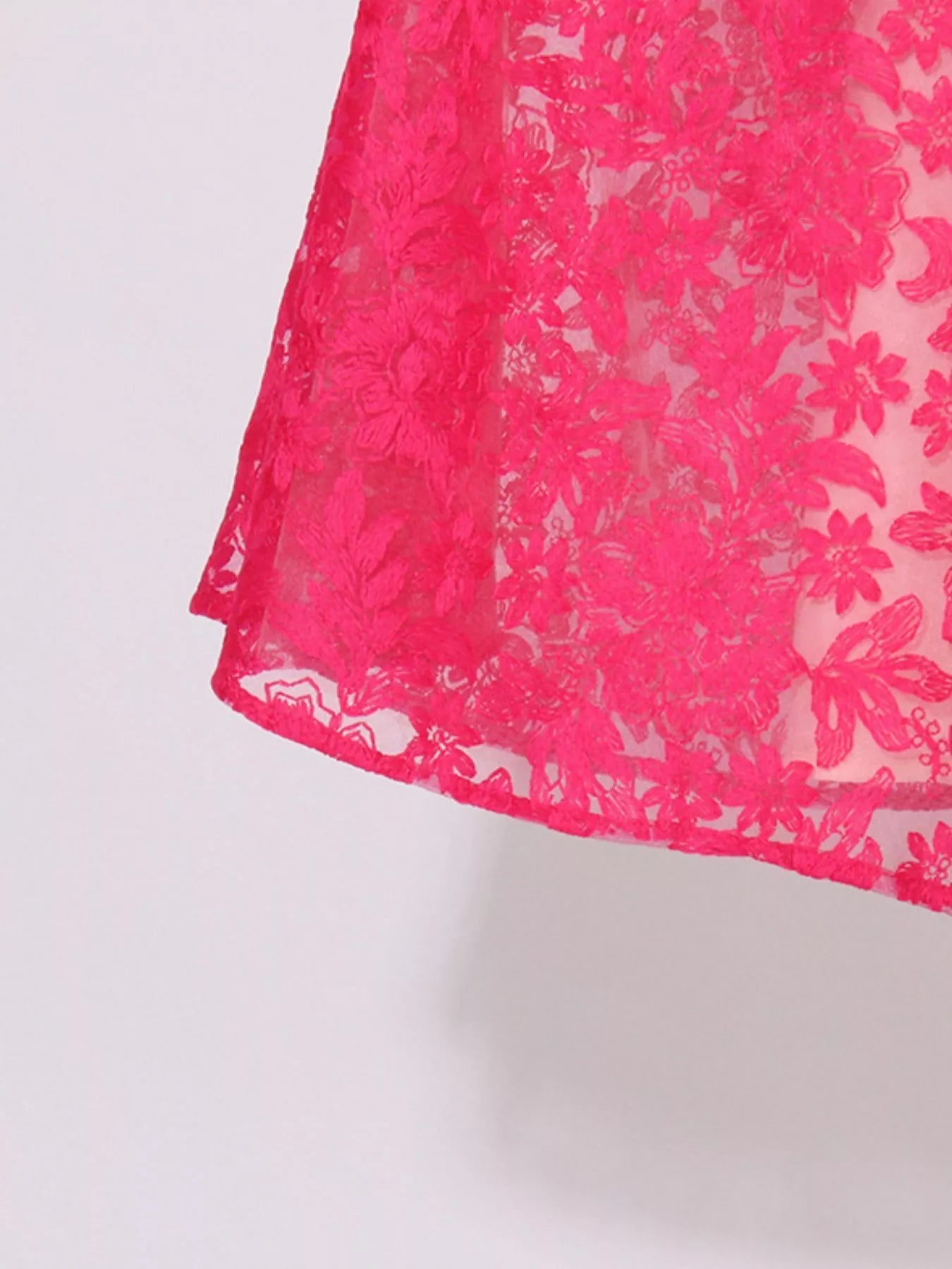 Lace Sweetheart Neck Cami Dress - MAD RUFFI