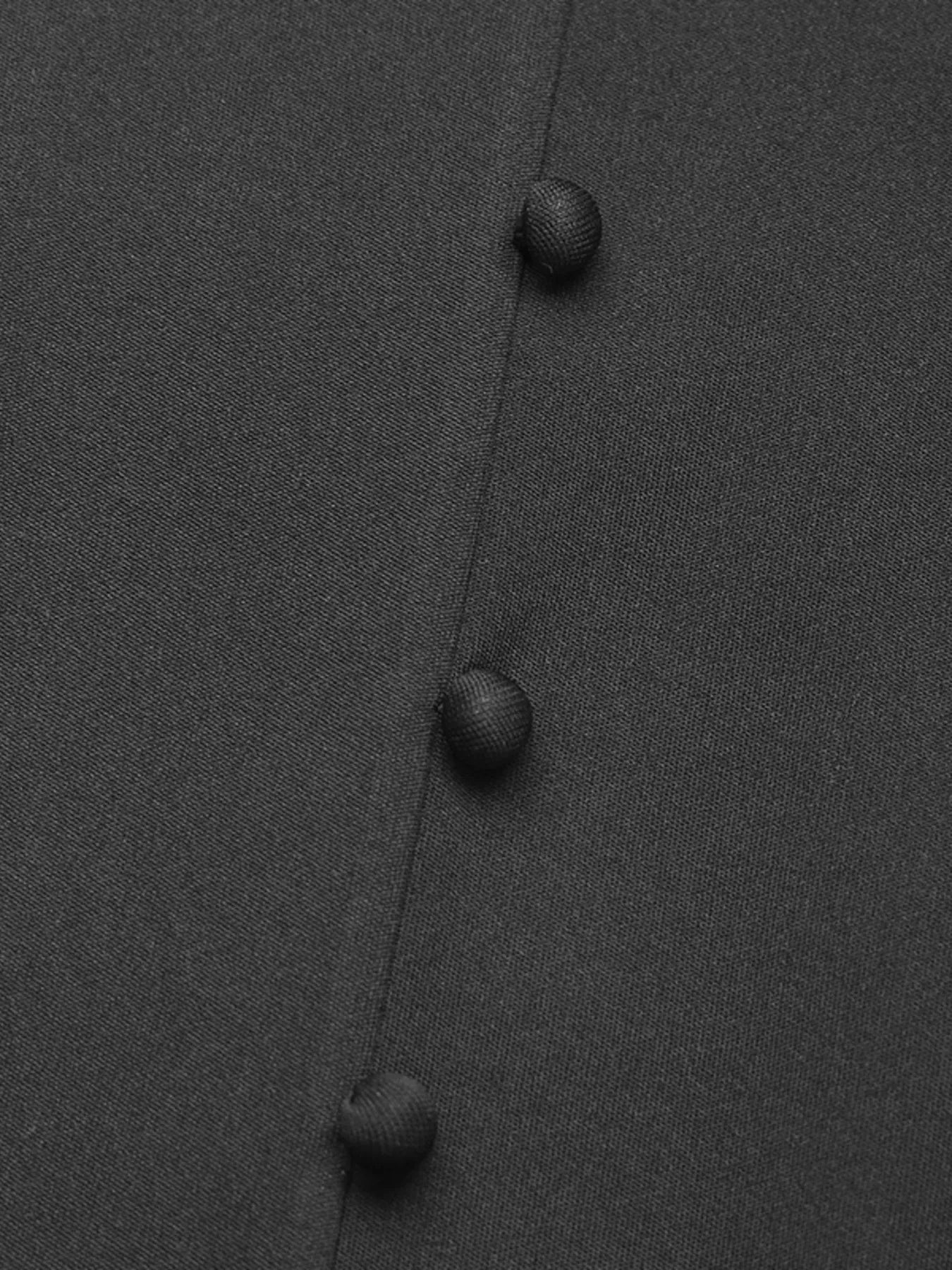 Lace V - Neck Long Sleeve Maxi Dress - MAD RUFFI