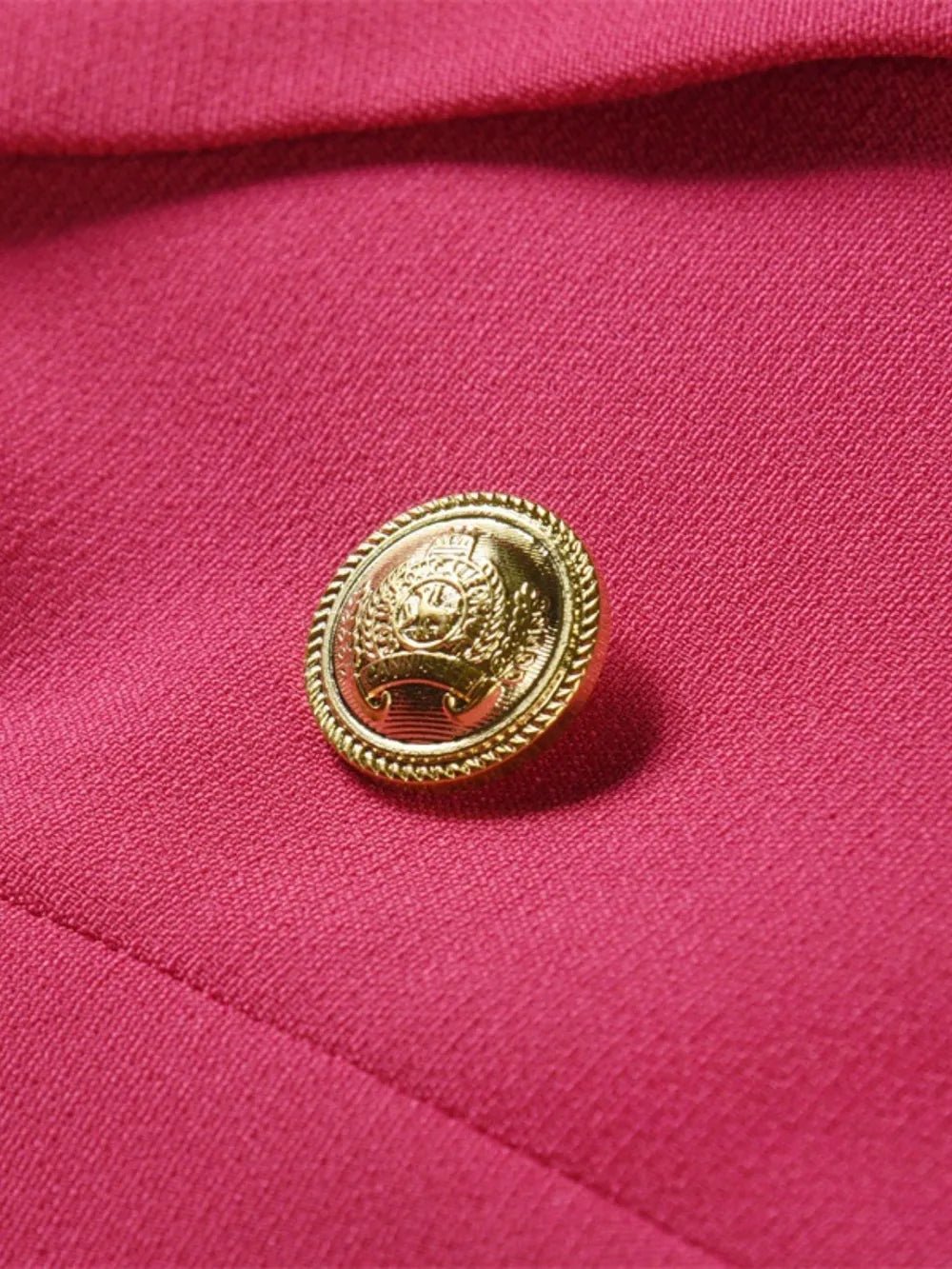 Lapel Collar Long Sleeve Blazer - MAD RUFFI