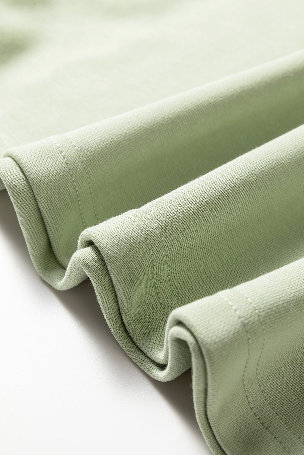 Laurel Green Floral Plaid Mixed Sleeve Raw Edge Relaxed French Terry Top - MAD RUFFI