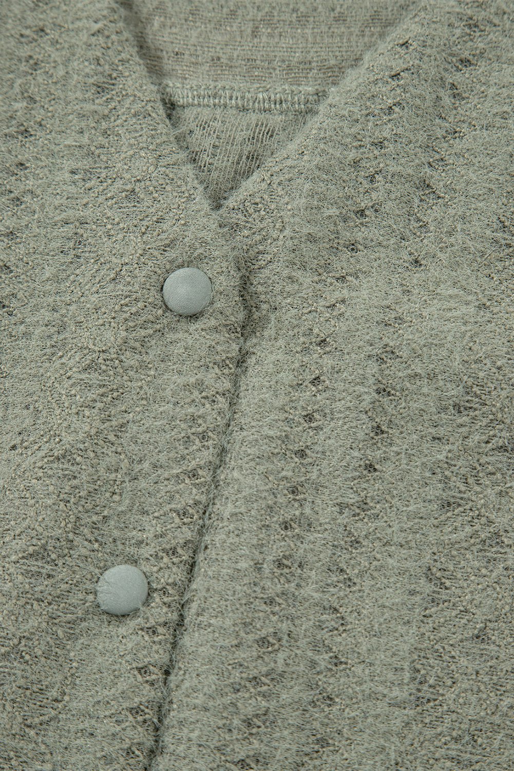 laurel green flutter sleeve v neck shirt - MAD RUFFI