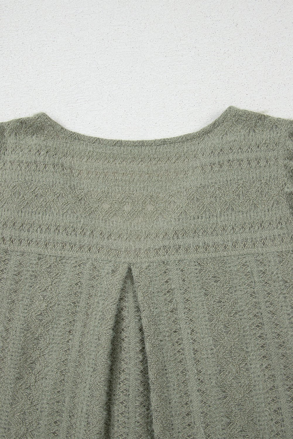 laurel green flutter sleeve v neck shirt - MAD RUFFI