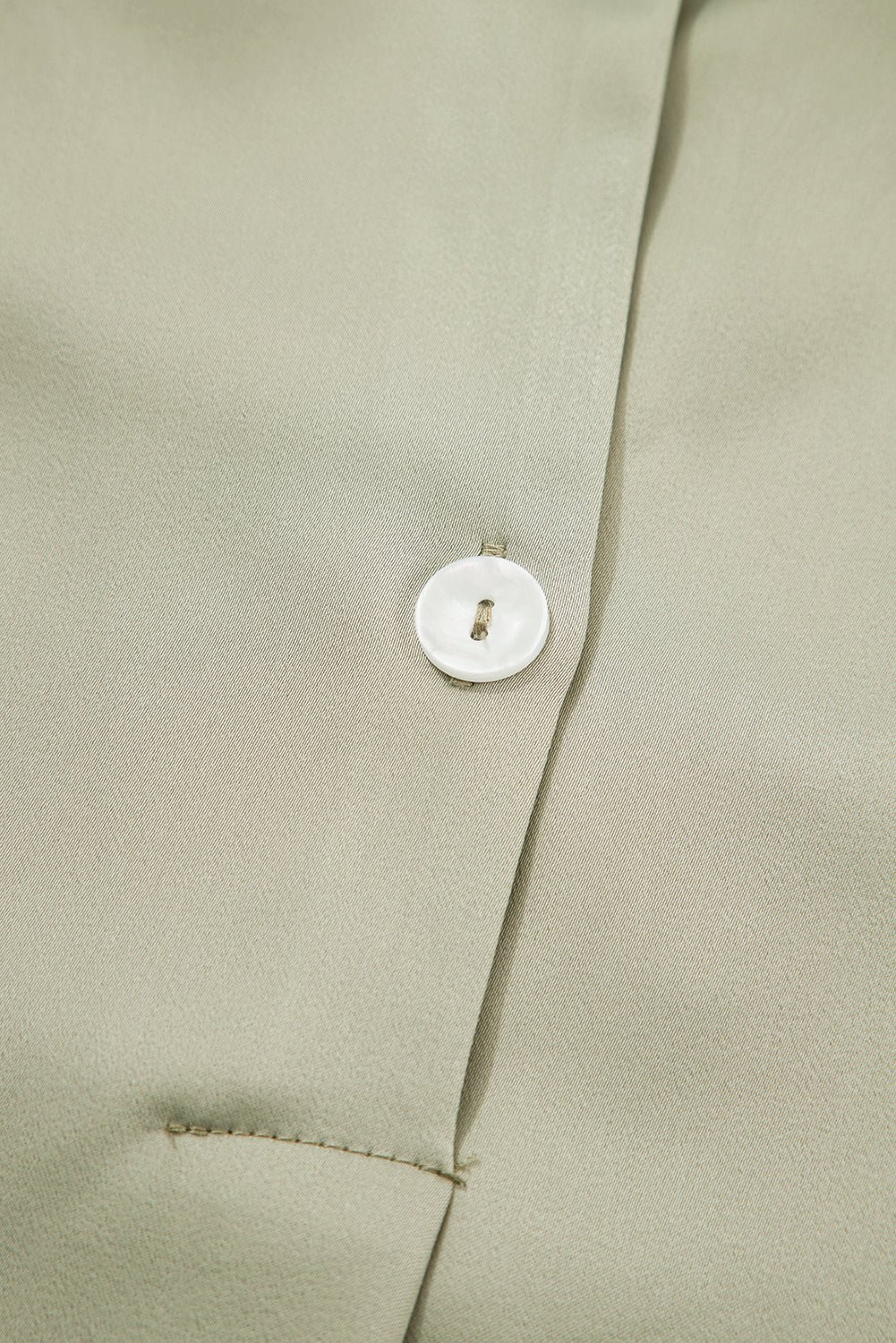 Laurel Green Plain Buttoned Collar T Shirt Dress - MAD RUFFI