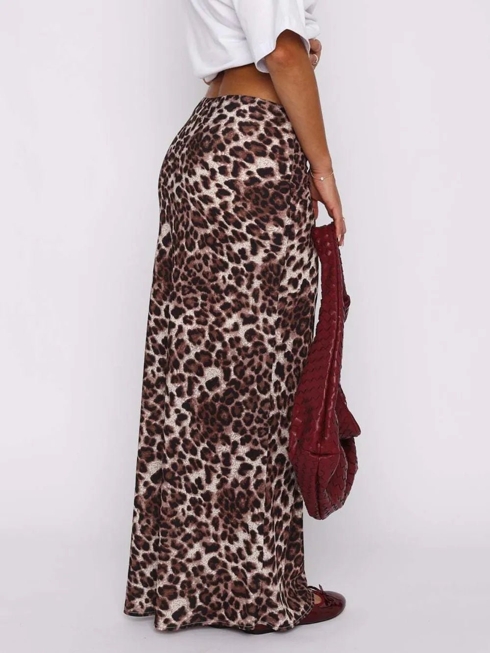 Leopard Maxi Skirt - MAD RUFFI
