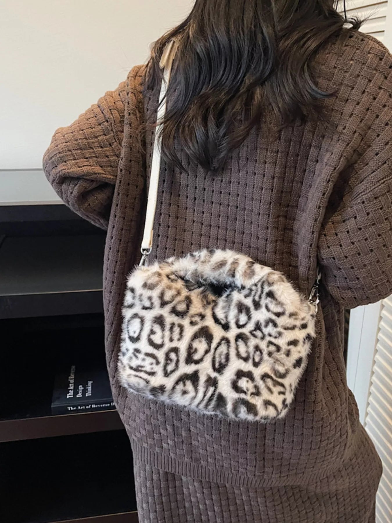 Leopard Plush Crossbody Bag - MAD RUFFI