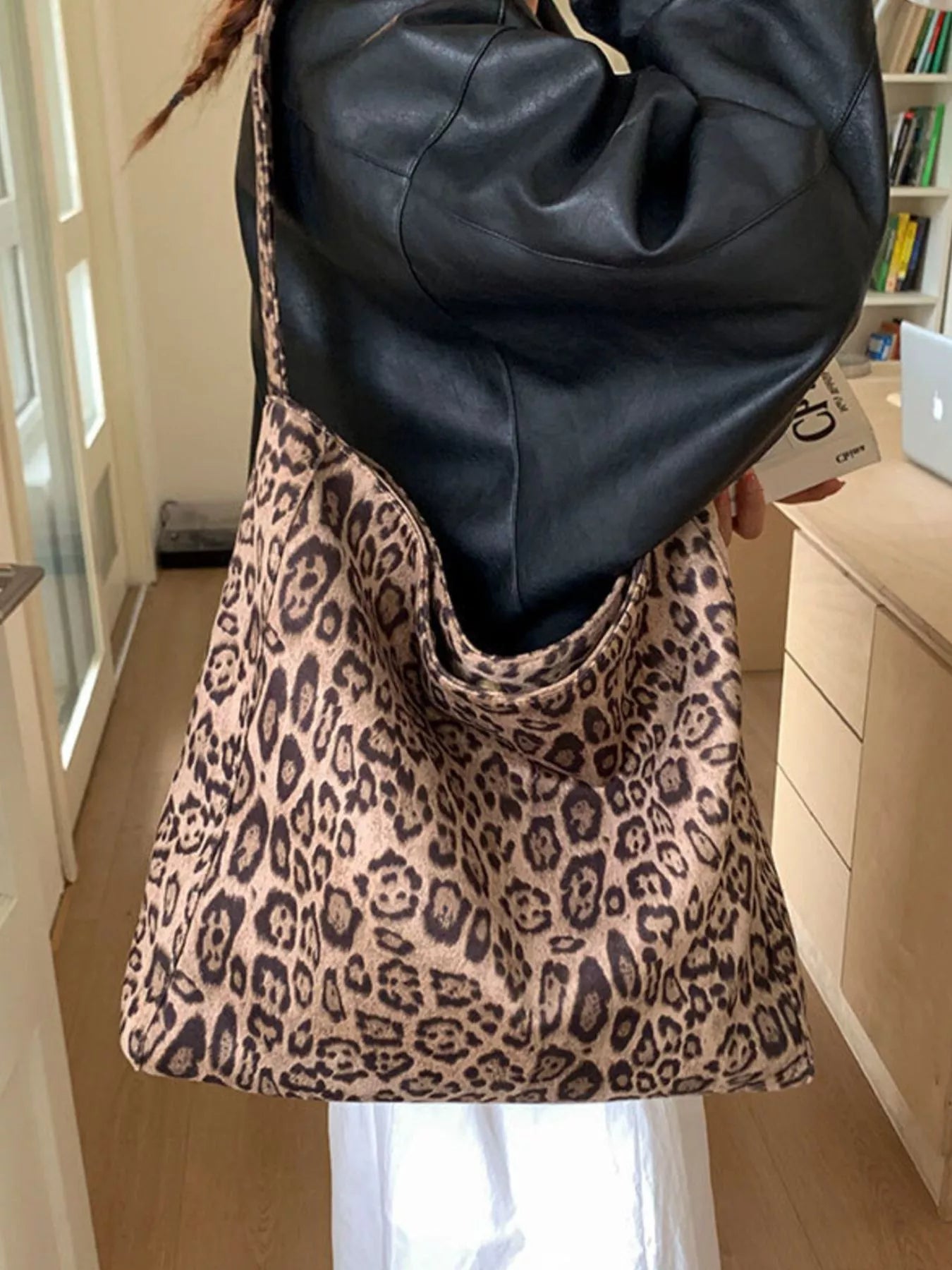 Leopard Print Tote Bag - MAD RUFFI