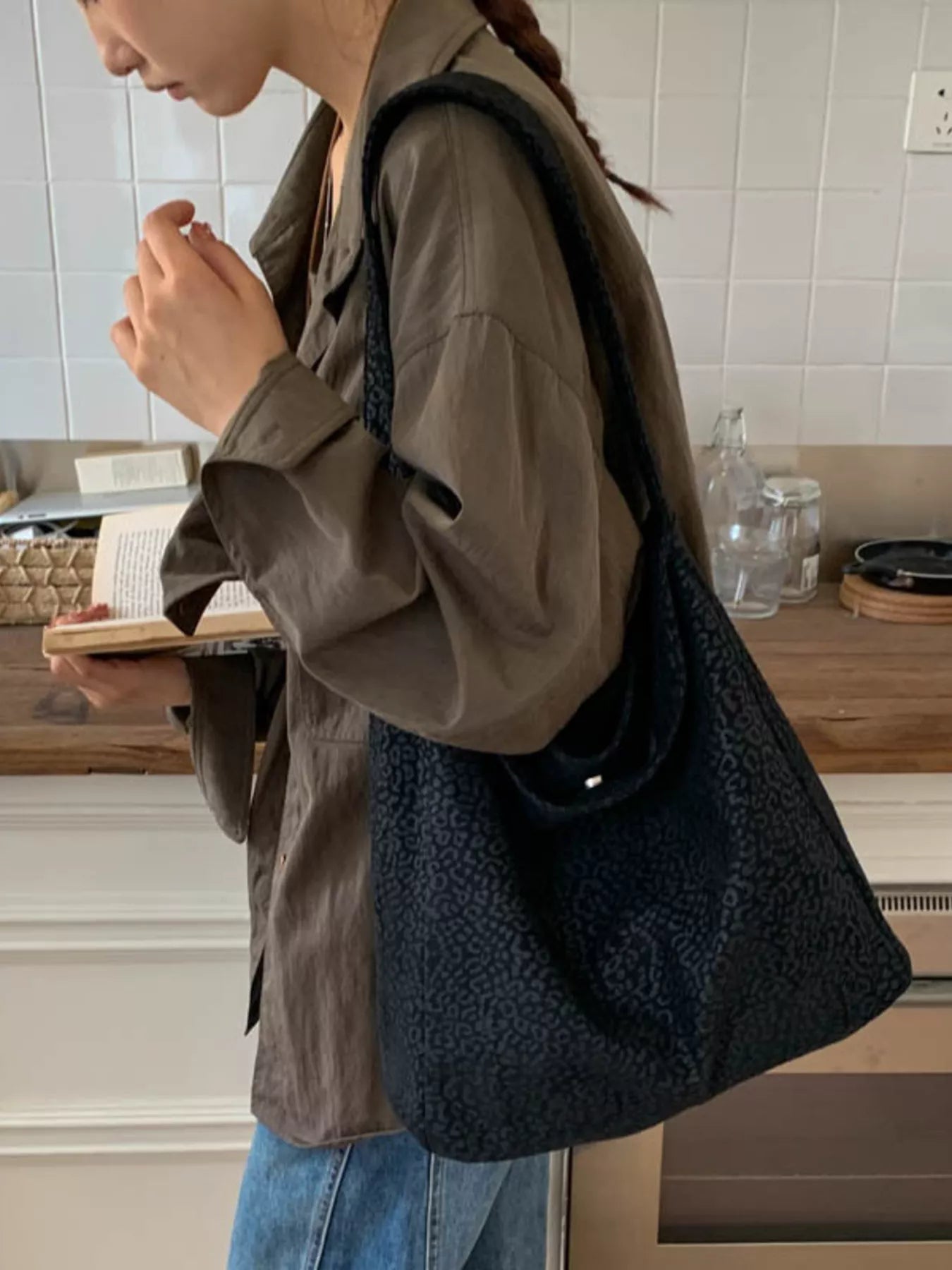 Leopard Print Tote Bag - MAD RUFFI