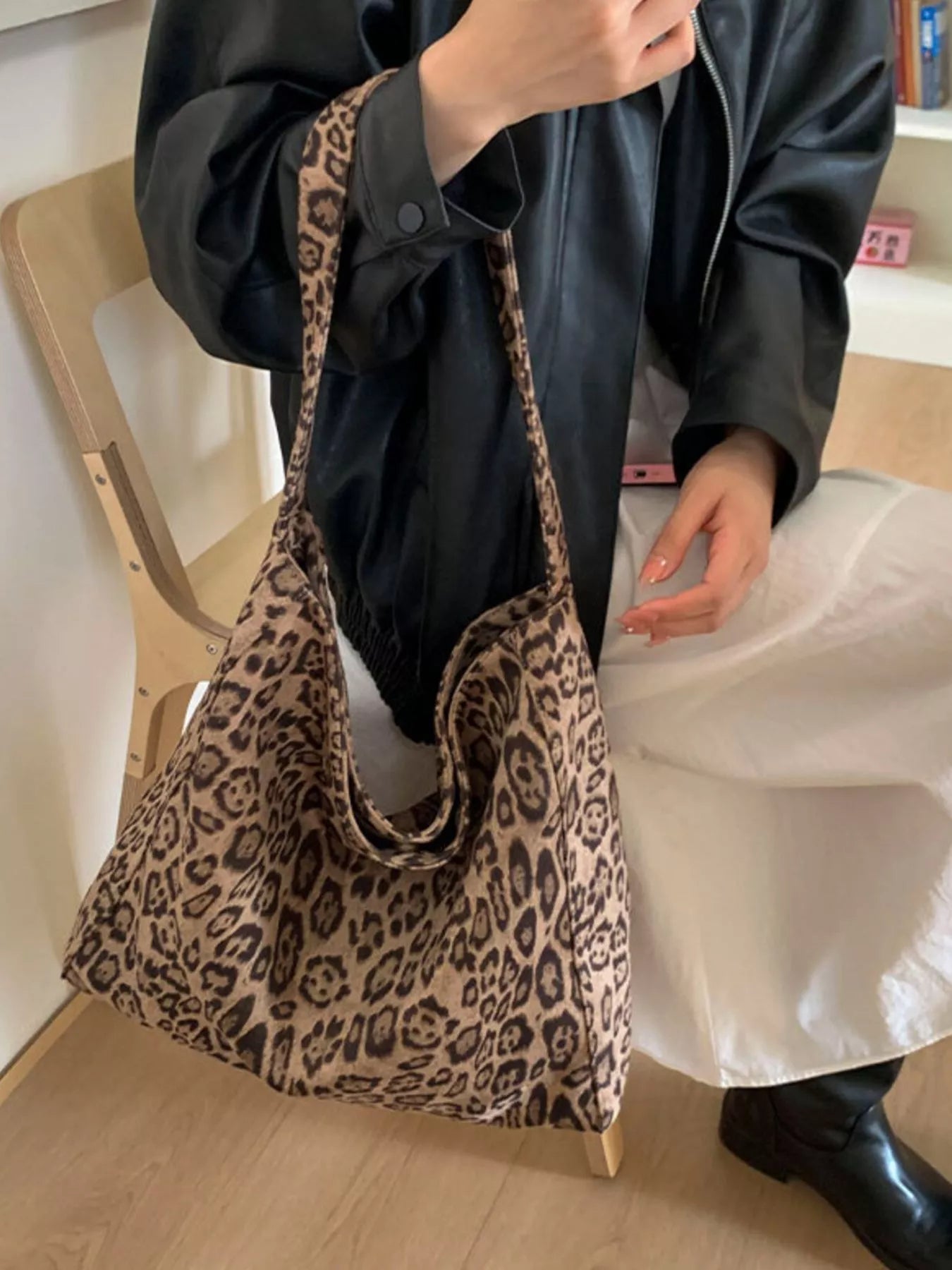 Leopard Print Tote Bag - MAD RUFFI