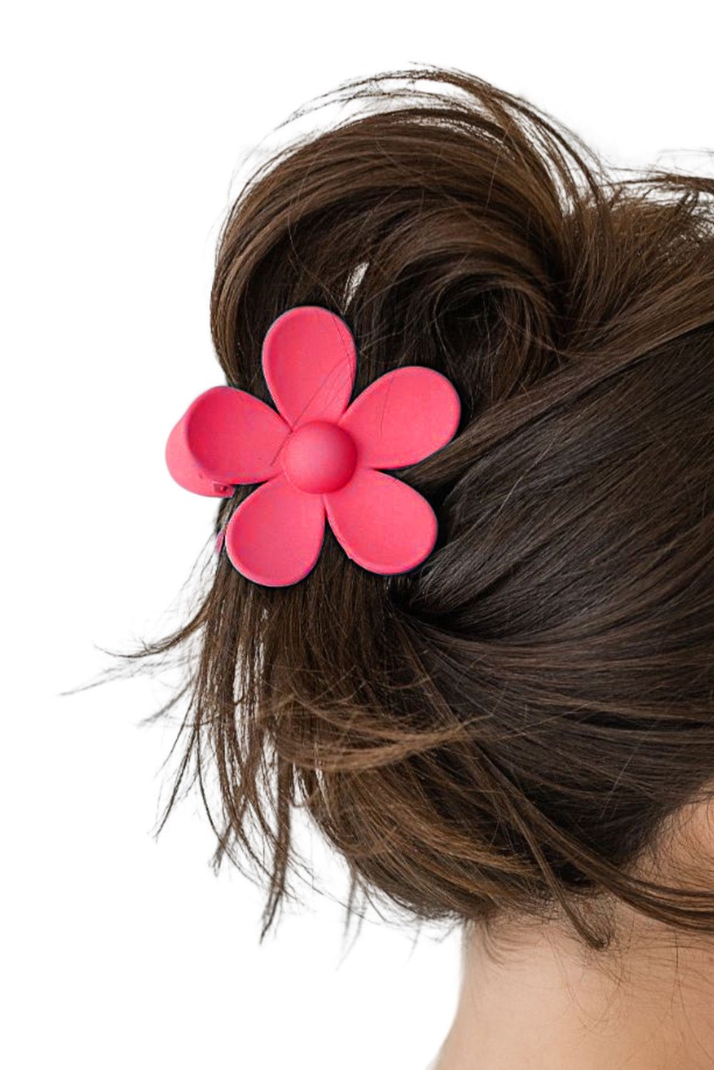 Light Blue Flower Hair Claw Clip - MAD RUFFI