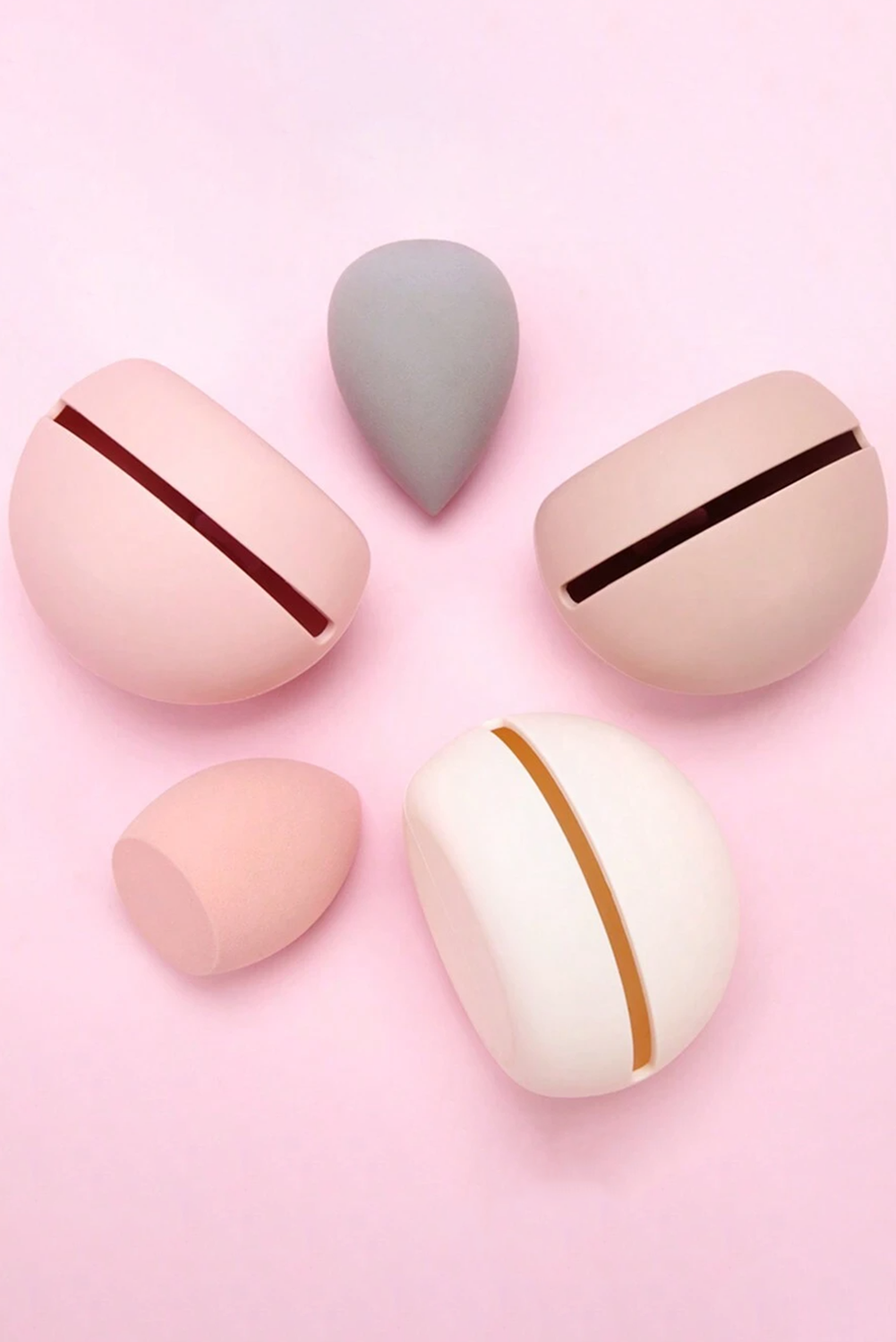 Light Pink Makeup Sponge Organizer - MAD RUFFI