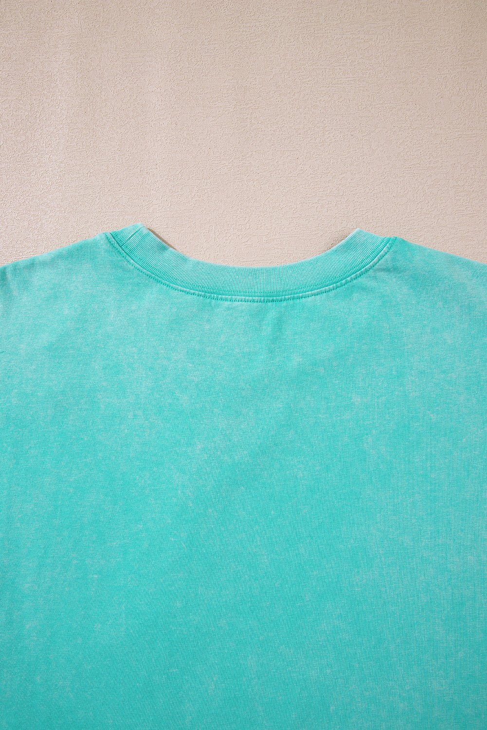 Light Pink Mineral Wash Star Patched Loose Pants Set - MAD RUFFI