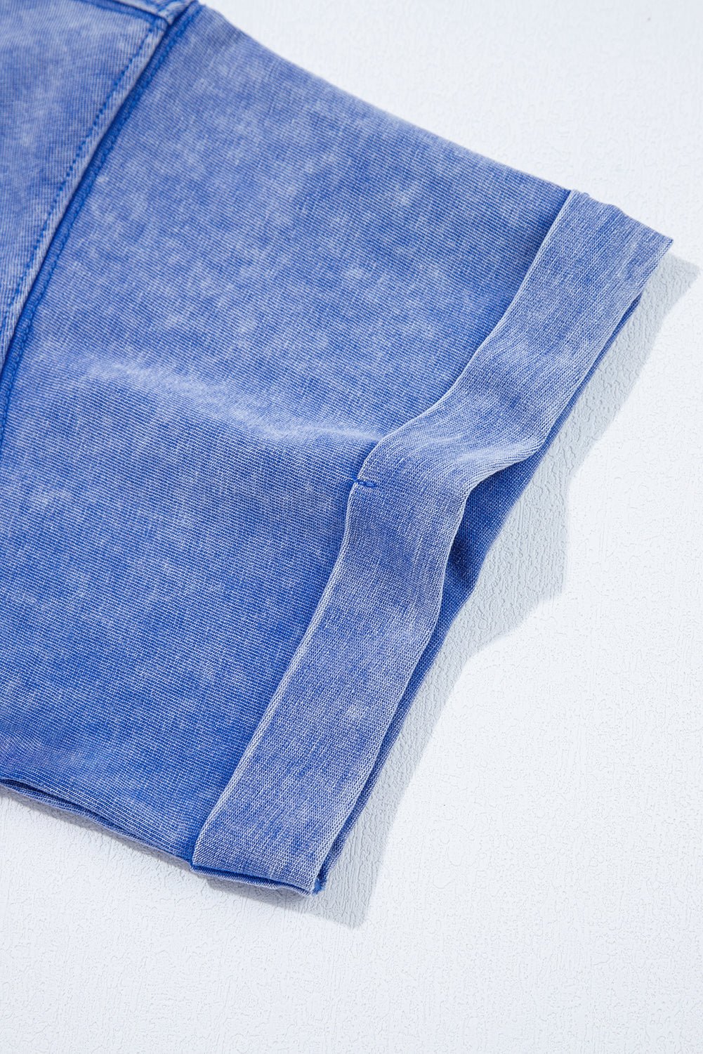 Light Pink Mineral Wash Star Patched Loose Pants Set - MAD RUFFI