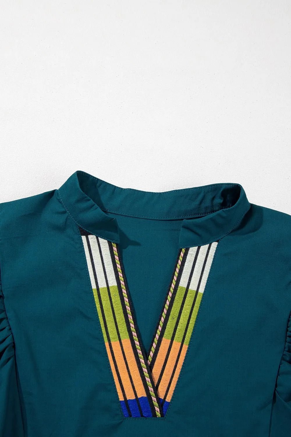 Loose Fit Puff Sleeve Mini Dress - MAD RUFFI