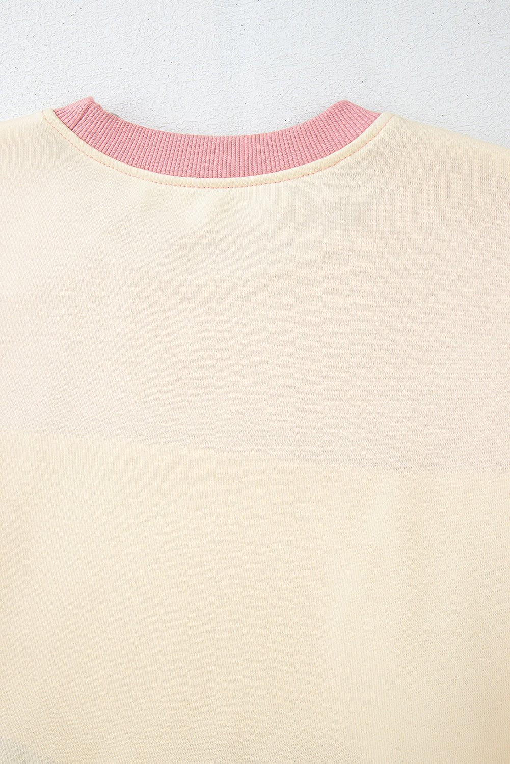 Meadow Mauve Colorblock Drop Shoulder Sweatshirt - MAD RUFFI