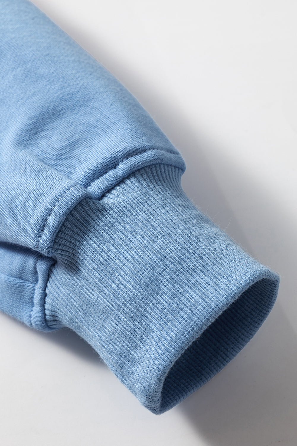 Meadow Mauve Colorblock Drop Shoulder Sweatshirt - MAD RUFFI