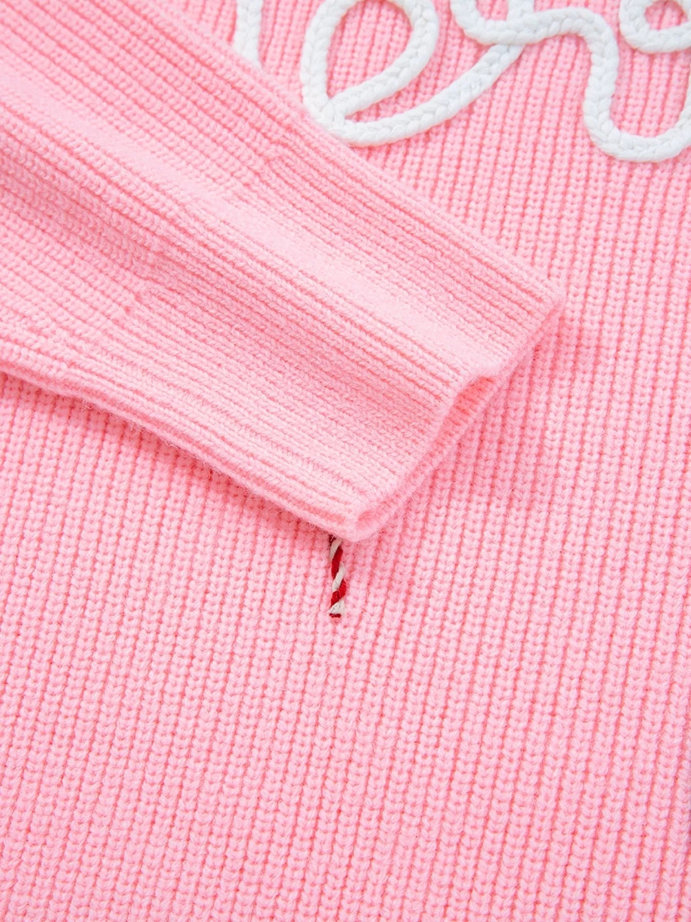 Merry Candy Cane Christmas Crew Neck Sweater - MAD RUFFI