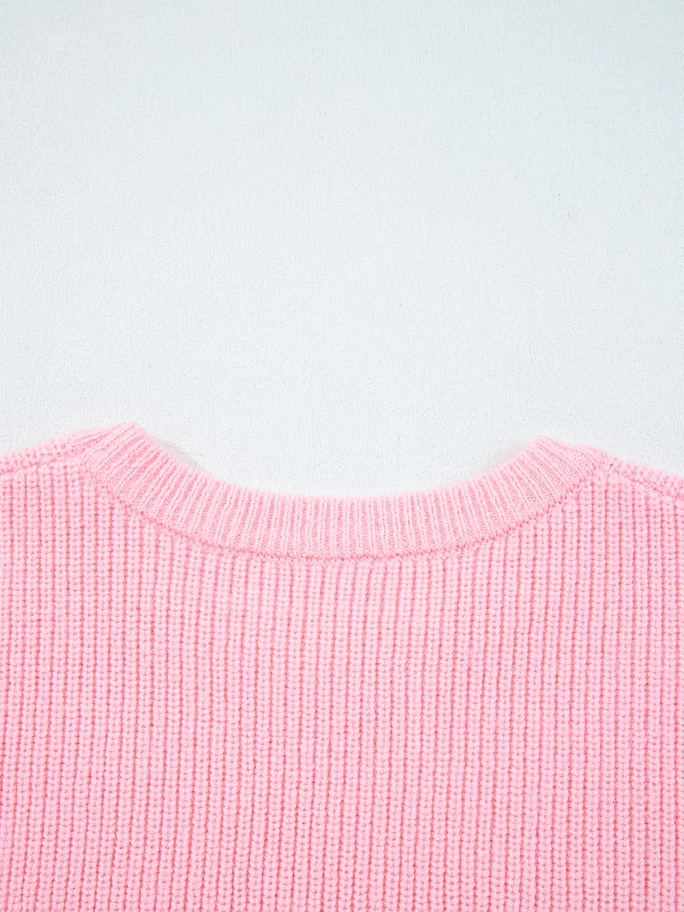 Merry Candy Cane Christmas Crew Neck Sweater - MAD RUFFI