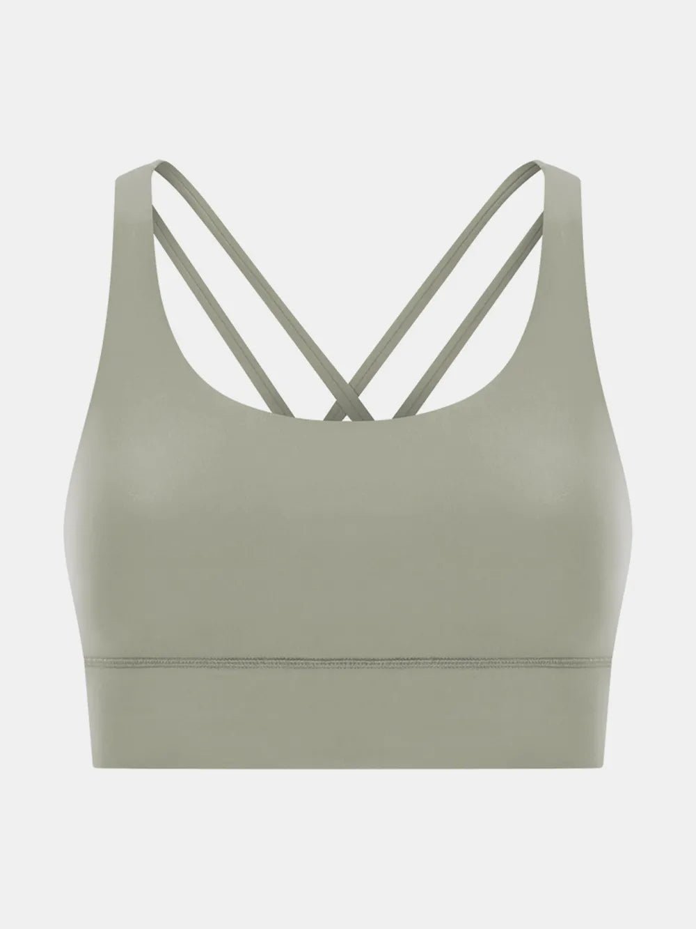 Millennia Crisscross Scoop Neck Active Tank - MAD RUFFI