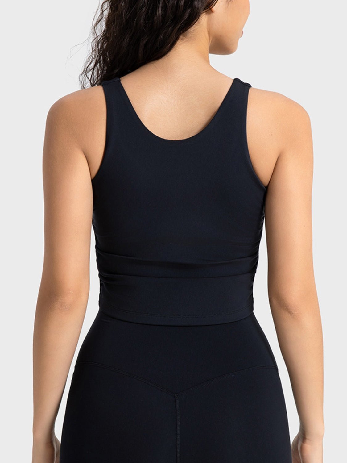 Millennia Cropped Sport Tank - MAD RUFFI