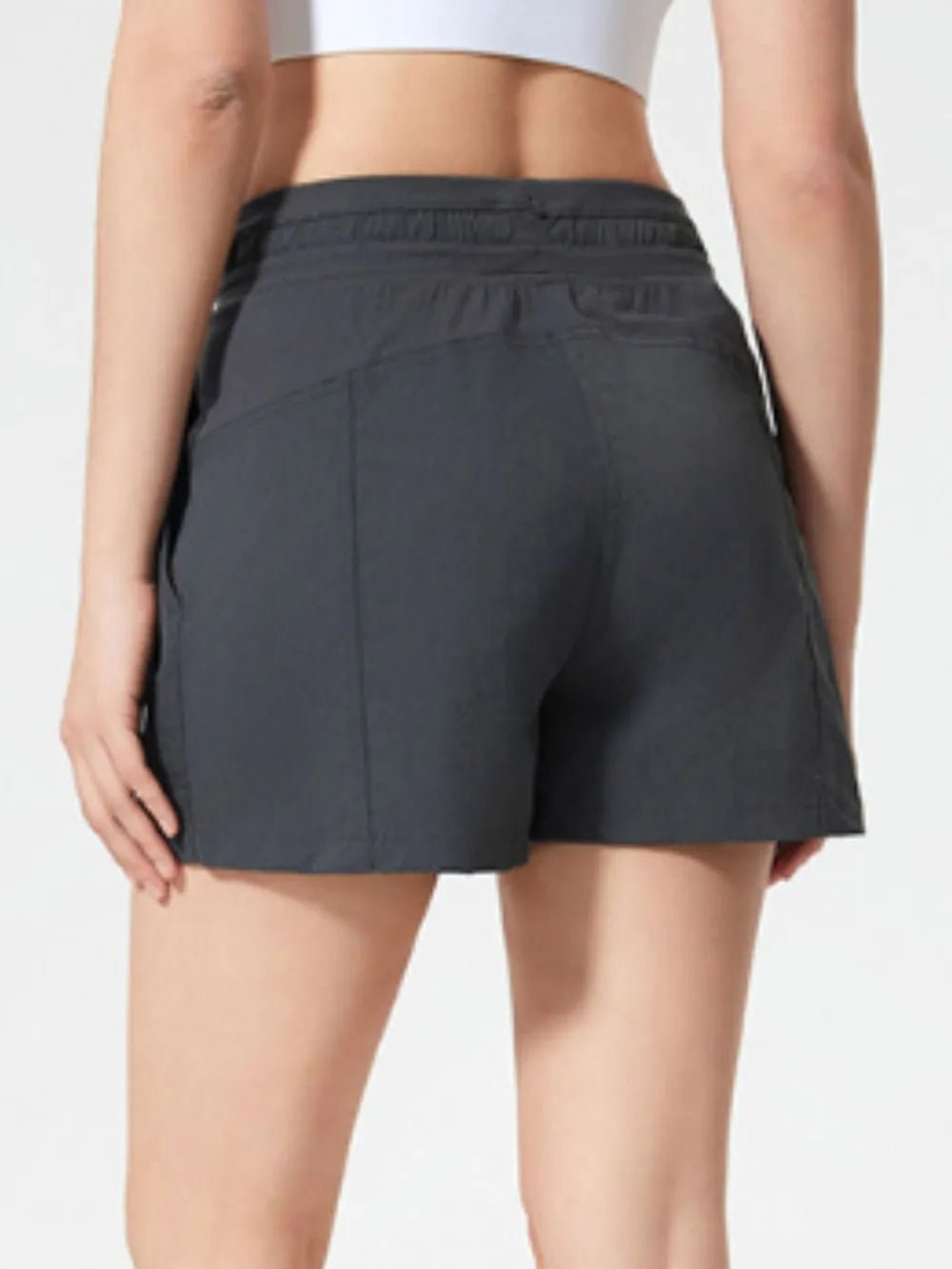 Millennia Drawstring Active Shorts with Pockets - MAD RUFFI