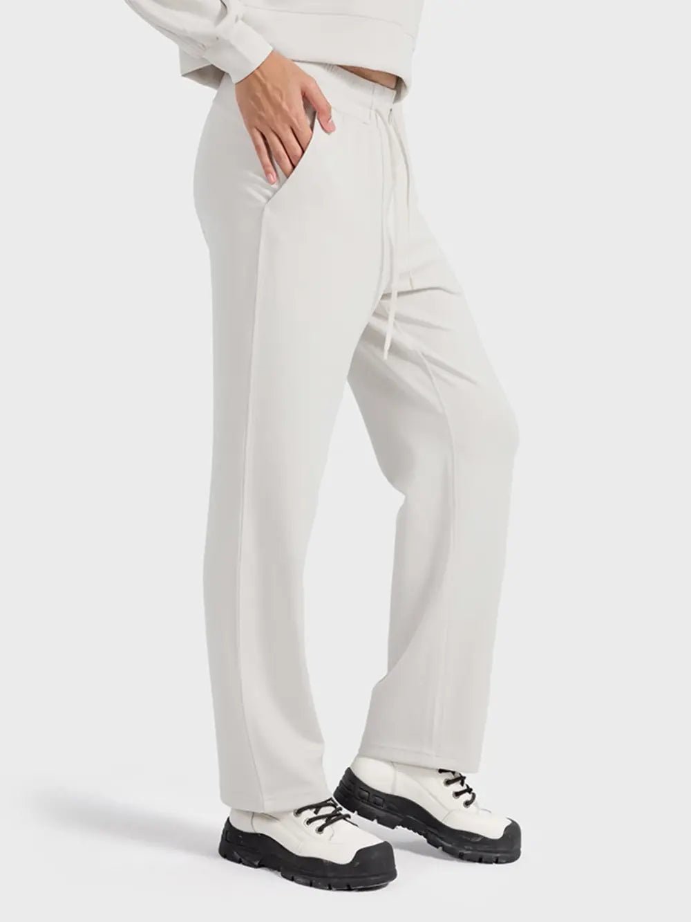 Millennia Drawstring Pocketed Sport Pants - MAD RUFFI