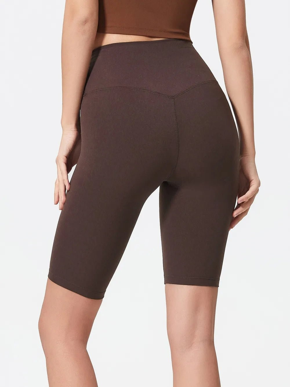 Millennia High Rise Wide Waistband Active Shorts - MAD RUFFI