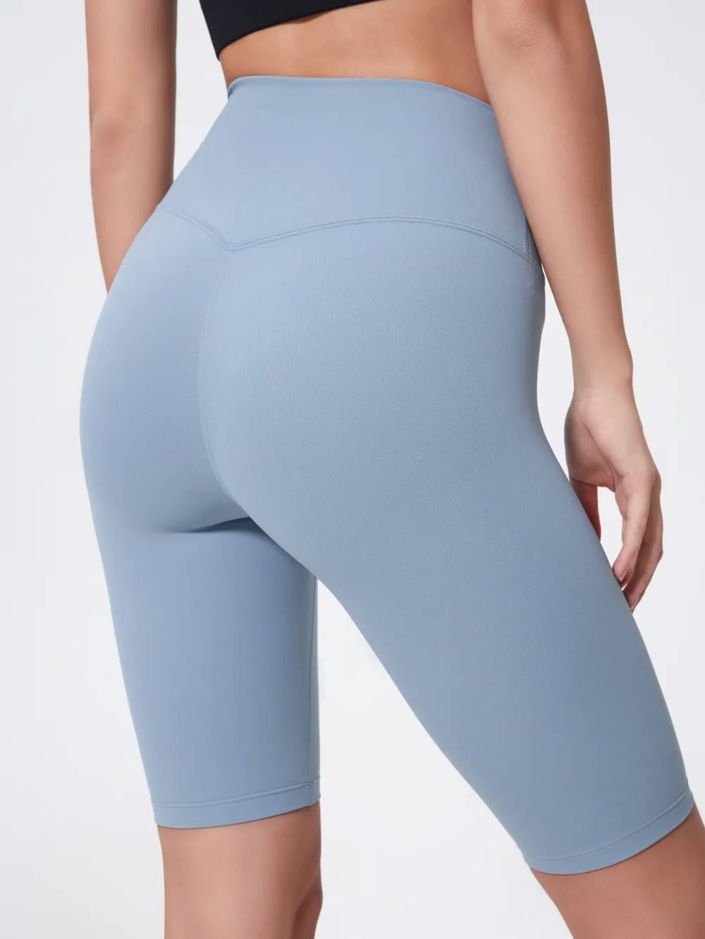 Millennia High Rise Wide Waistband Active Shorts - MAD RUFFI