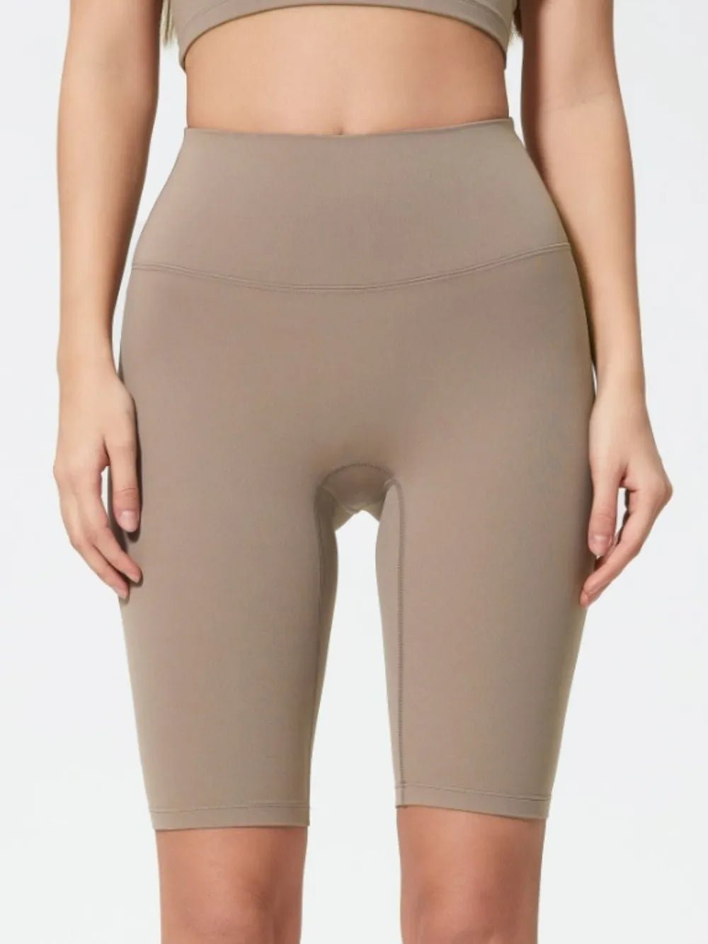 Millennia High Rise Wide Waistband Active Shorts - MAD RUFFI