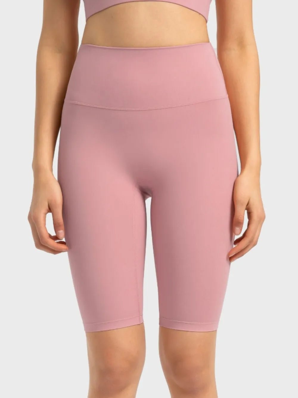 Millennia High Rise Wide Waistband Active Shorts - MAD RUFFI