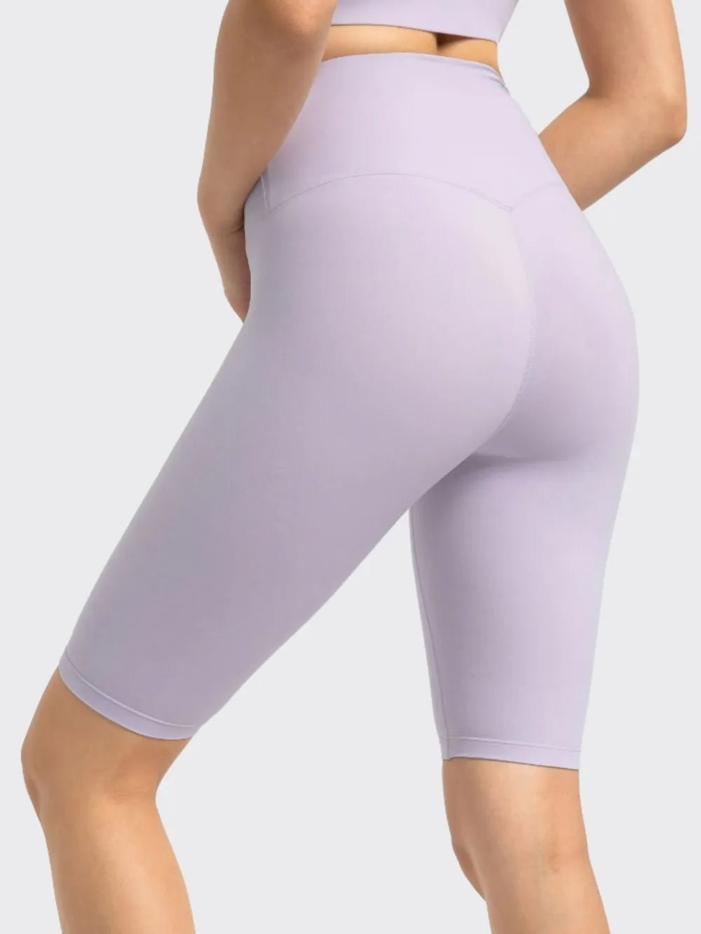 Millennia High Rise Wide Waistband Active Shorts - MAD RUFFI