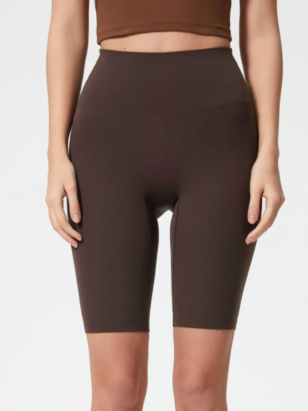 Millennia High Rise Wide Waistband Active Shorts - MAD RUFFI