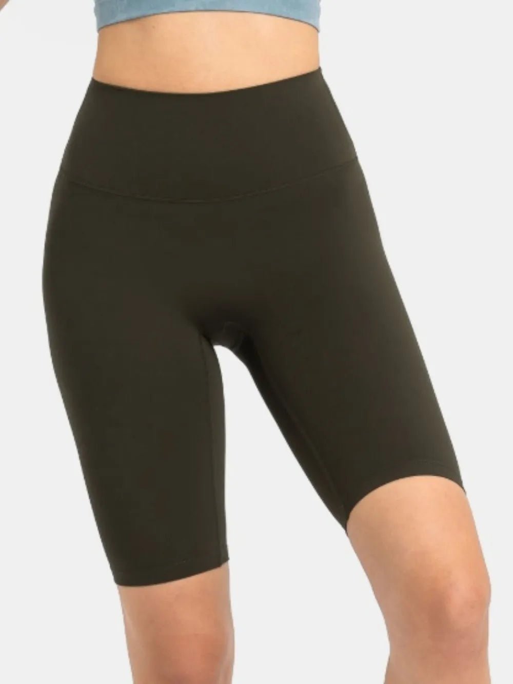 Millennia High Rise Wide Waistband Active Shorts - MAD RUFFI