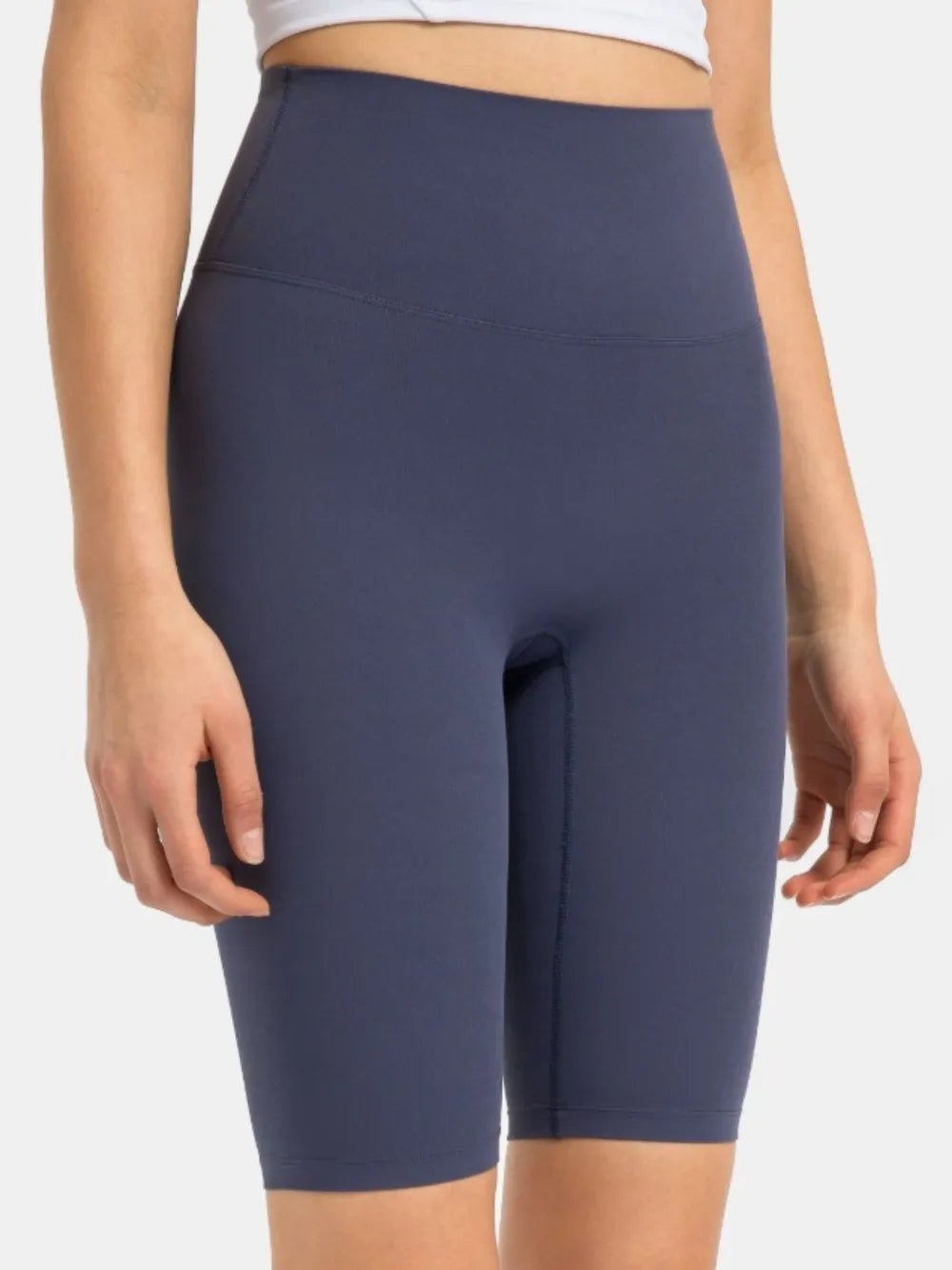 Millennia High Rise Wide Waistband Active Shorts - MAD RUFFI