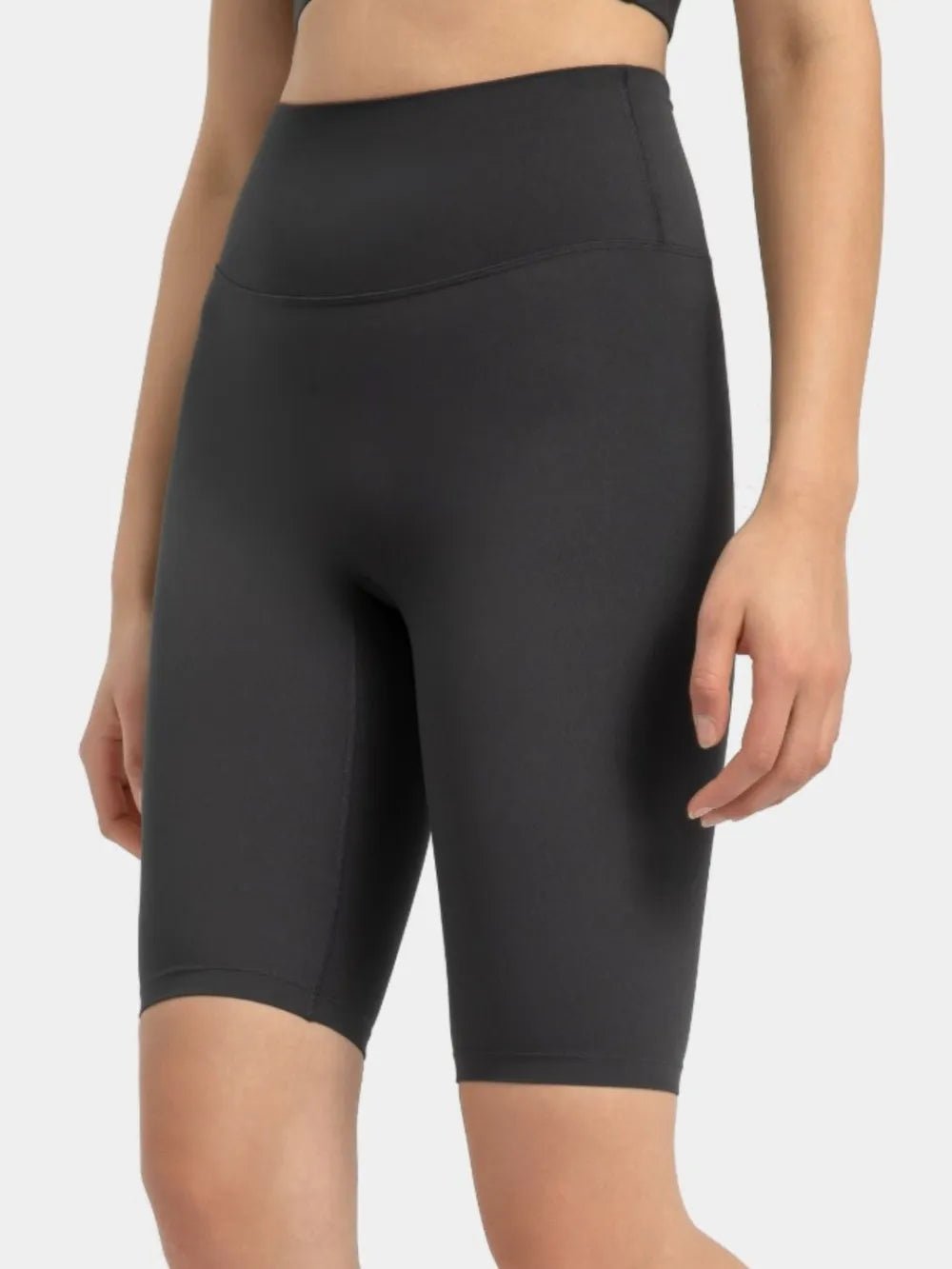 Millennia High Rise Wide Waistband Active Shorts - MAD RUFFI
