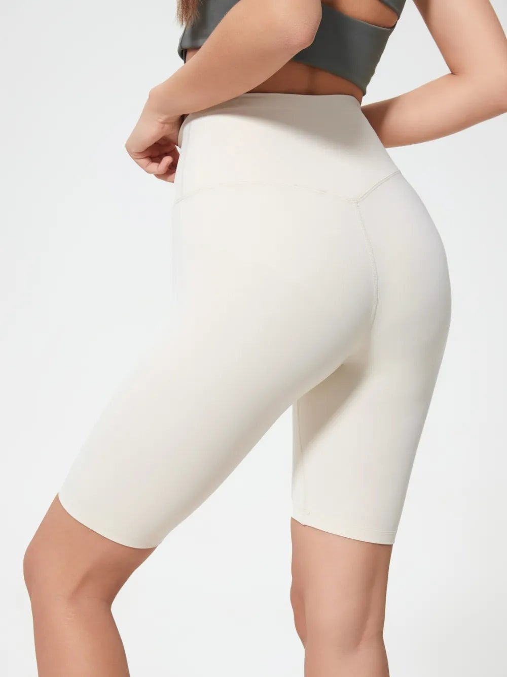 Millennia High Rise Wide Waistband Active Shorts - MAD RUFFI