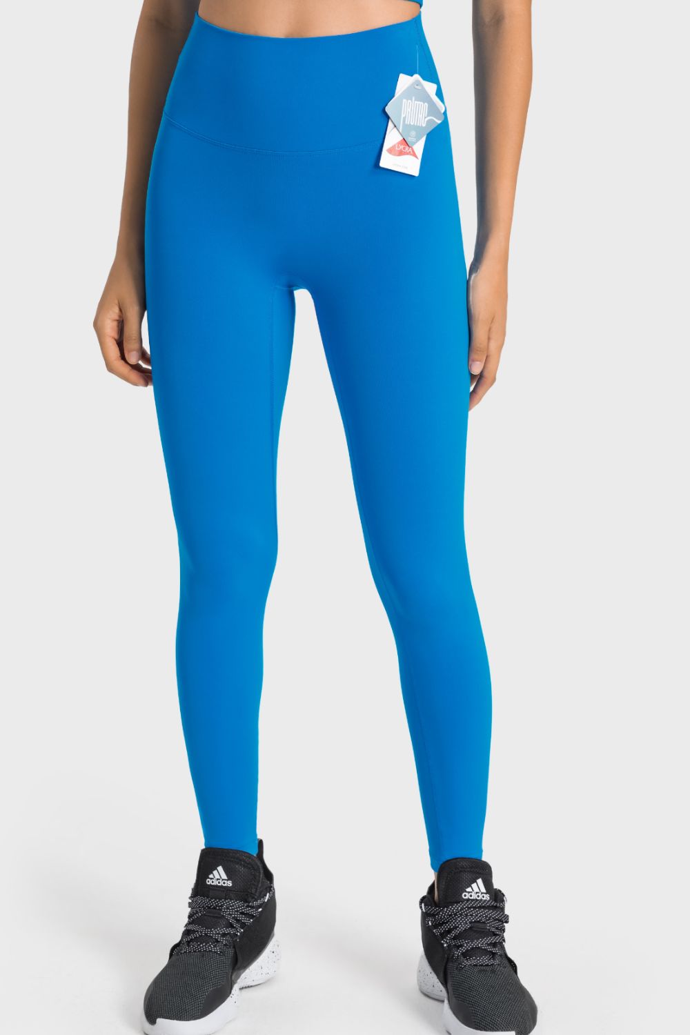 Millennia High - Rise Wide Waistband Yoga Leggings - MAD RUFFI