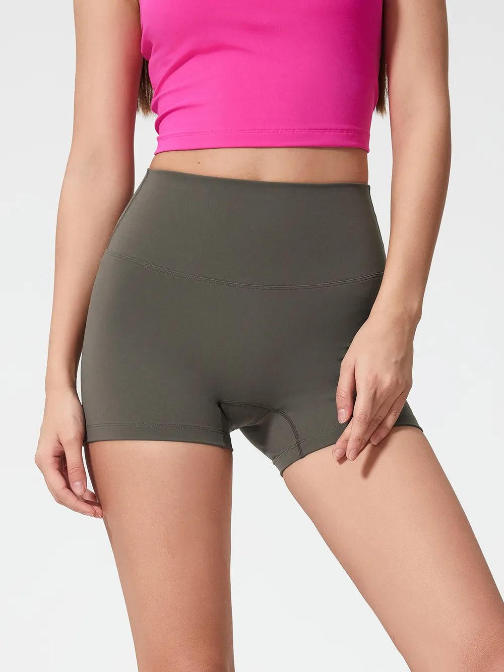 Millennia High Waist Active Shorts - MAD RUFFI