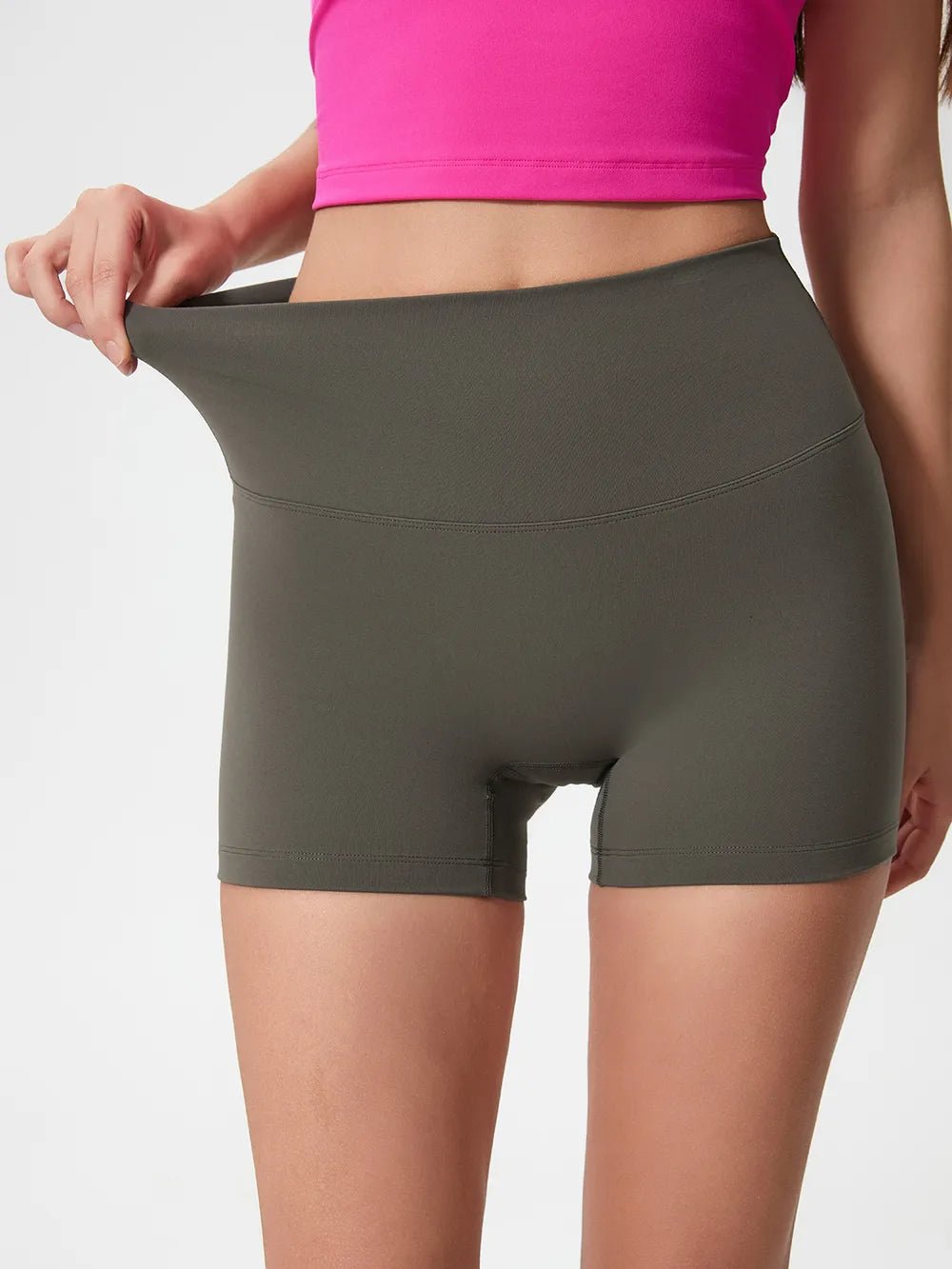 Millennia High Waist Active Shorts - MAD RUFFI