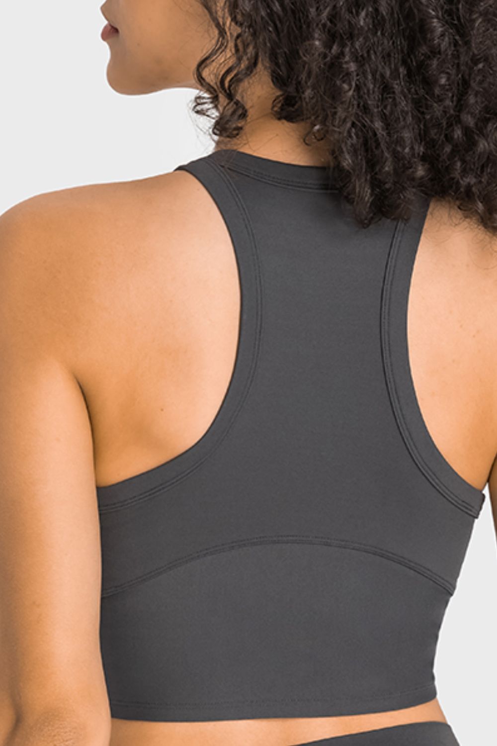 Millennia Racerback Cropped Sports Tank - MAD RUFFI