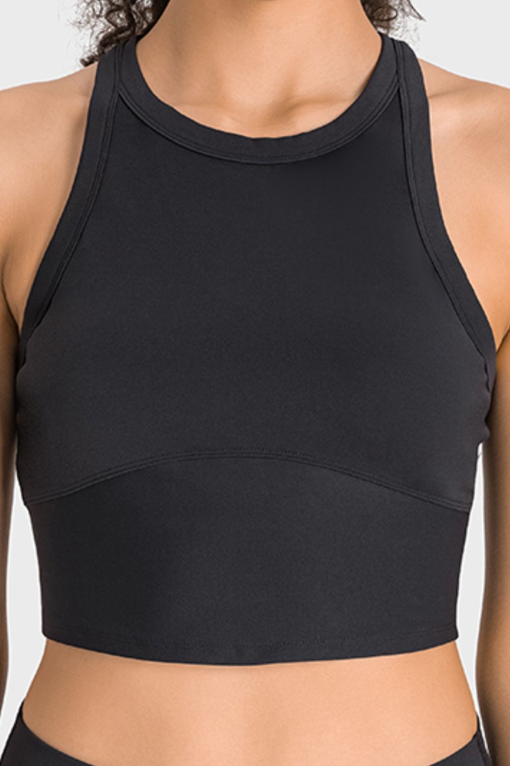 Millennia Racerback Cropped Sports Tank - MAD RUFFI