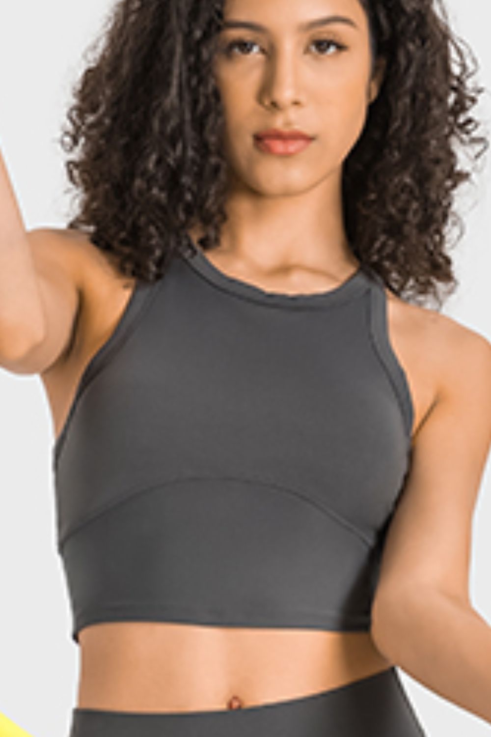 Millennia Racerback Cropped Sports Tank - MAD RUFFI