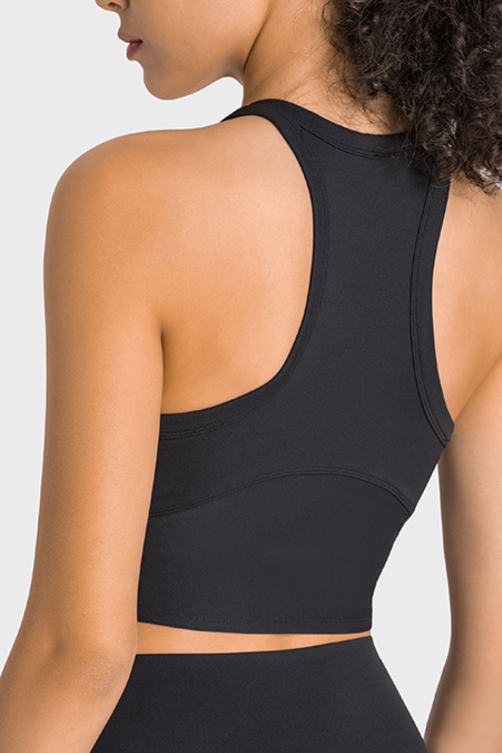 Millennia Racerback Cropped Sports Tank - MAD RUFFI